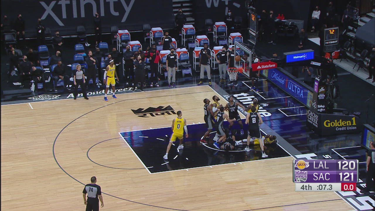 OutofBounds Play Lakers Kings NBA Official