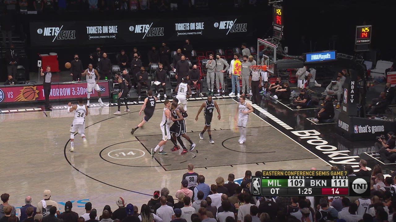 OutofBounds Play Bucks Nets NBA Official
