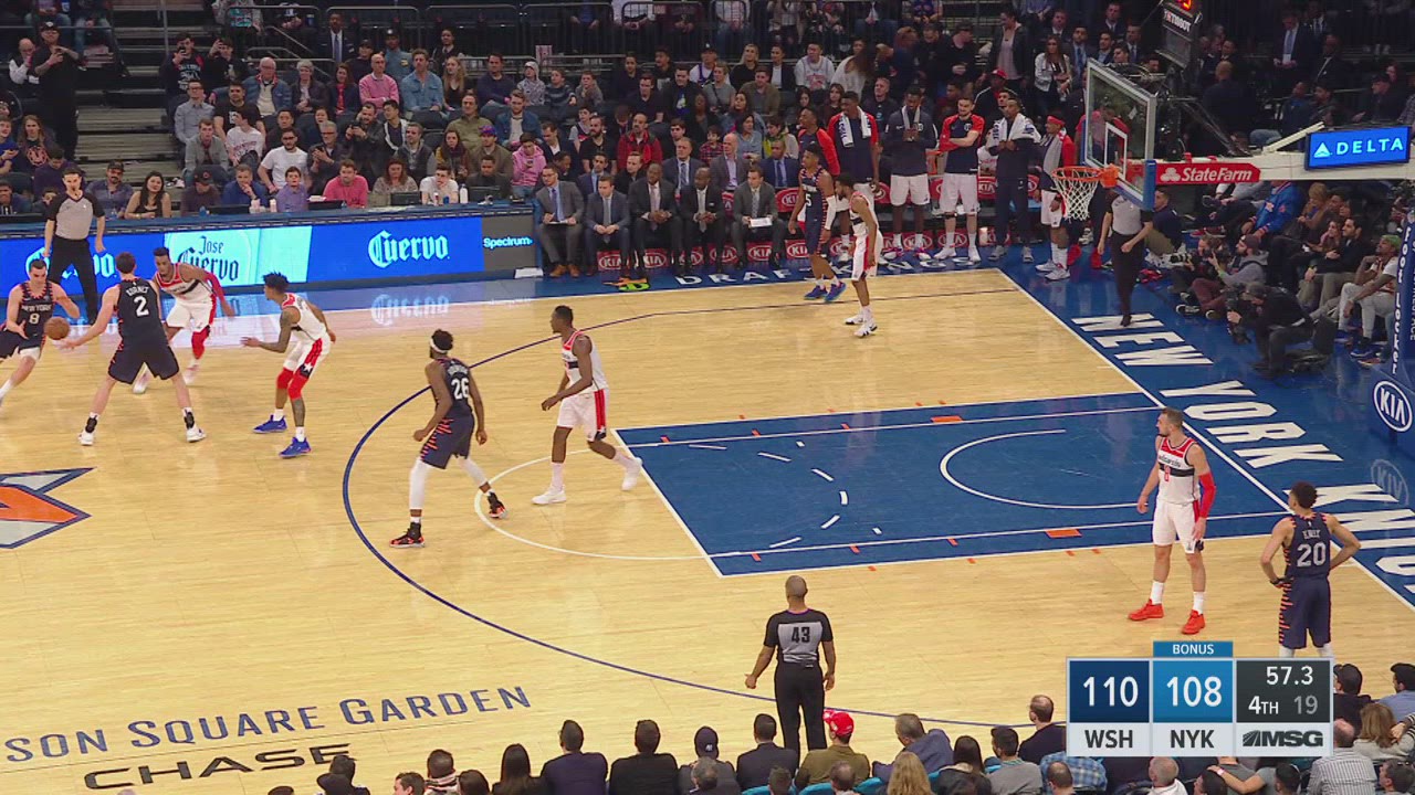 OutofBounds Play Wizards Knicks NBA Official