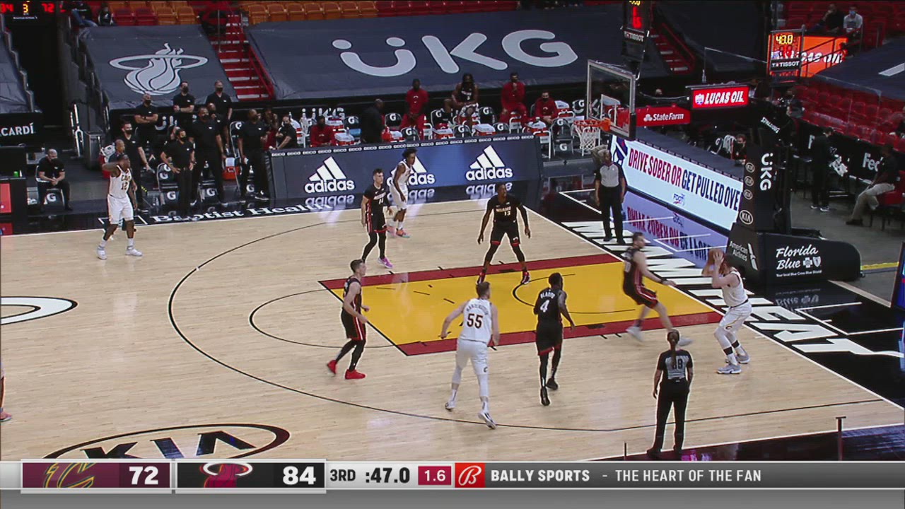 Shot Clock Violation Cavaliers Heat NBA Official