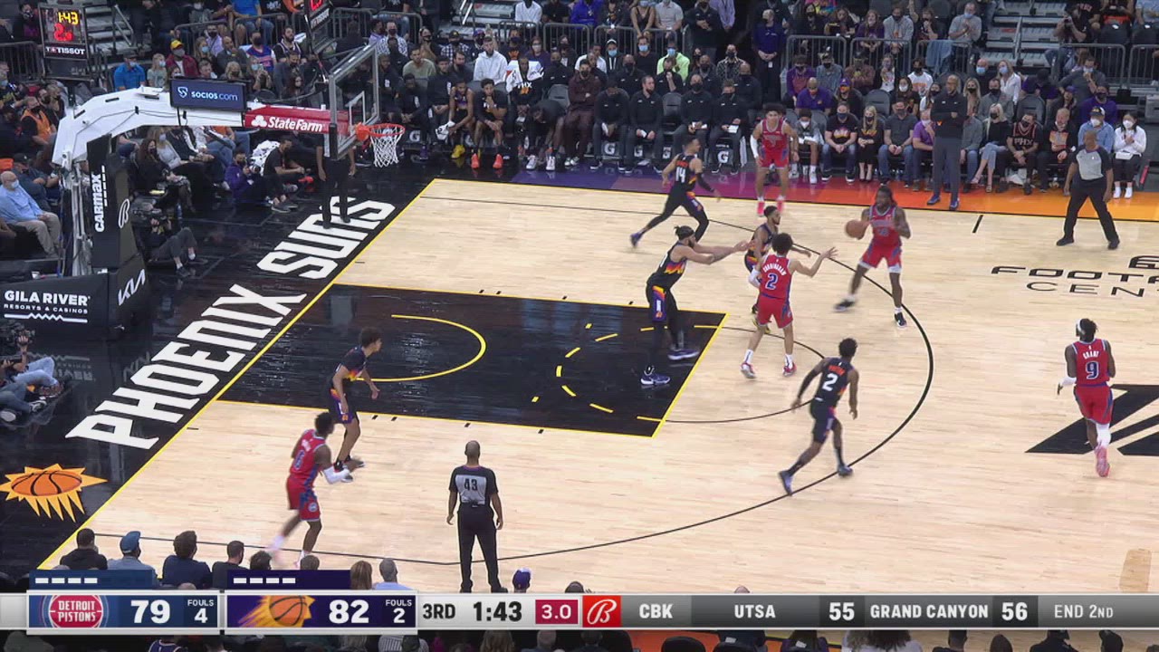 Shot Clock Violation Pistons Suns NBA Official