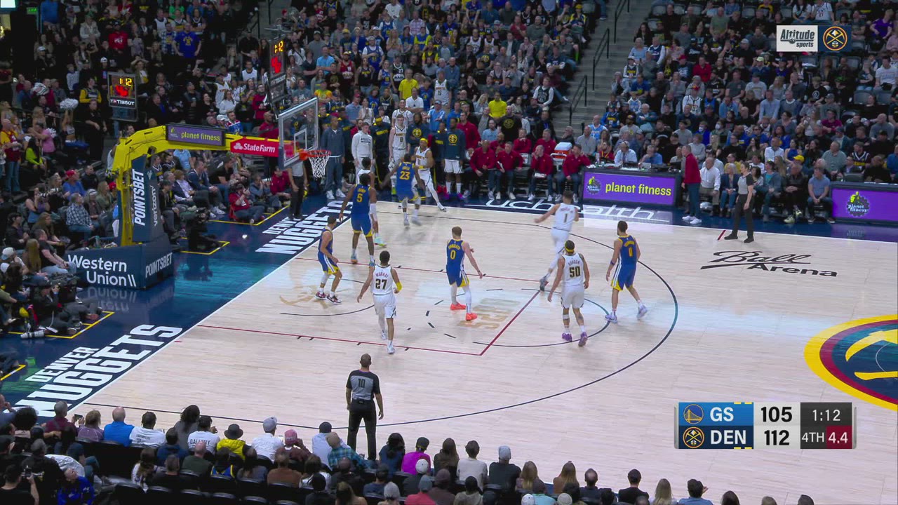 24Second Shot Clock Reset Warriors Nuggets NBA Official