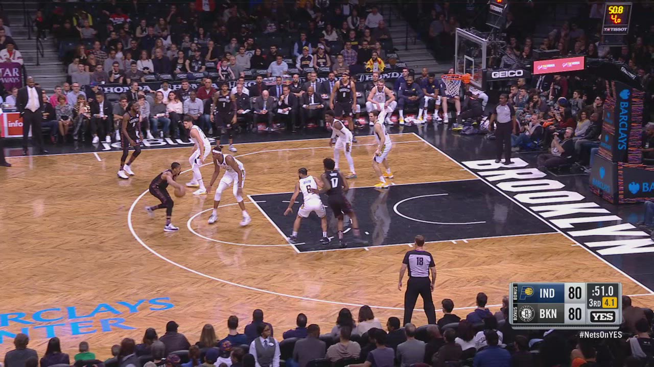 Shot Clock Violation Pacers Nets NBA Official