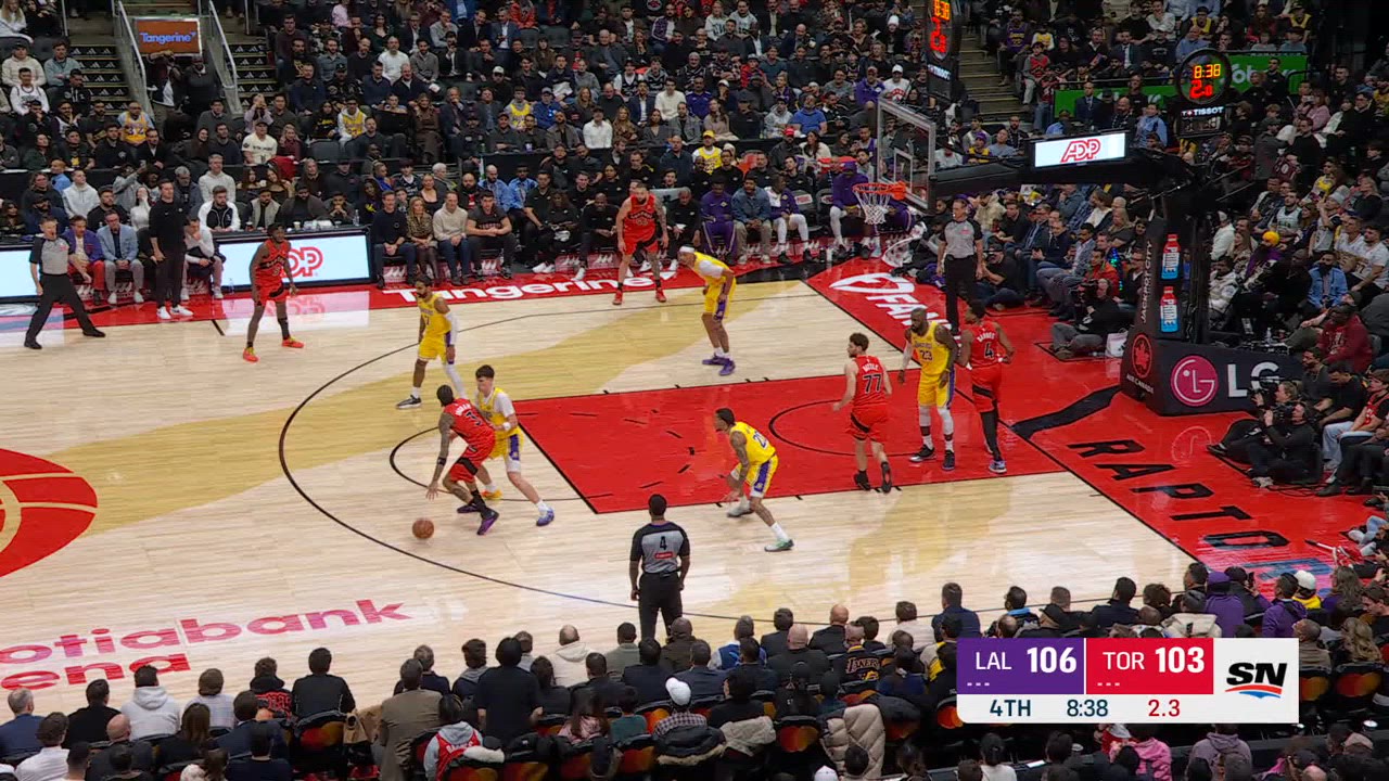 Clocked The Raptors Shot Clock Violation: Lakers @ Raptors | NBA Official