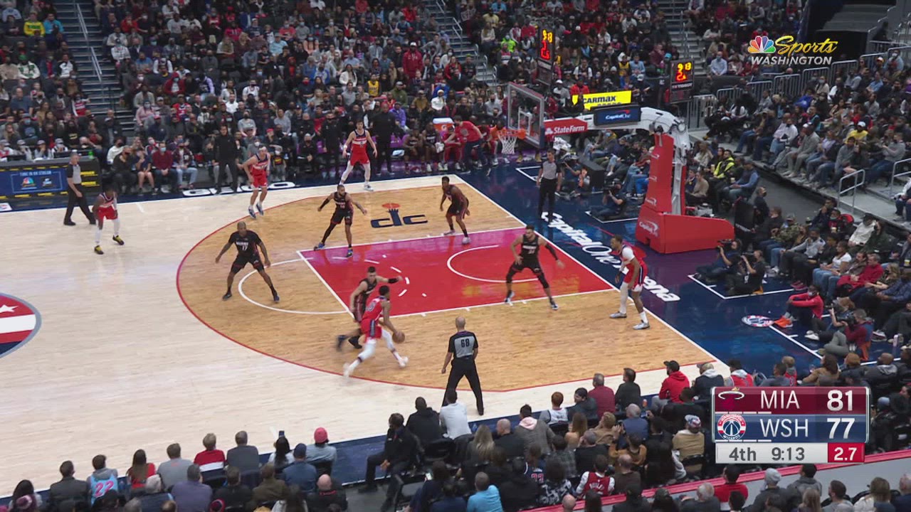 Shot Clock Violation Heat Wizards NBA Official