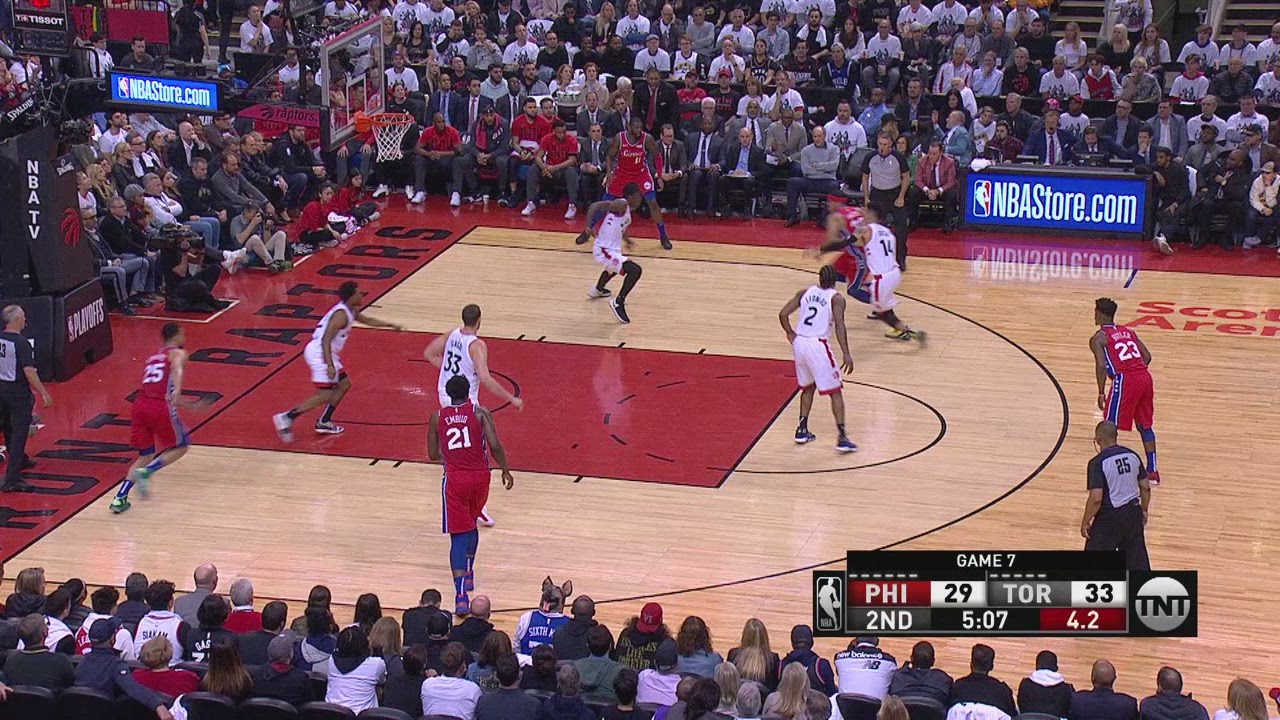 Shot Clock Violation 76ers Raptors NBA Official