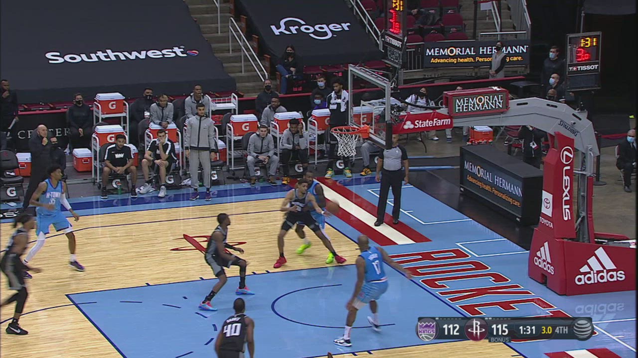24Second Shot Clock Reset Kings Rockets NBA Official