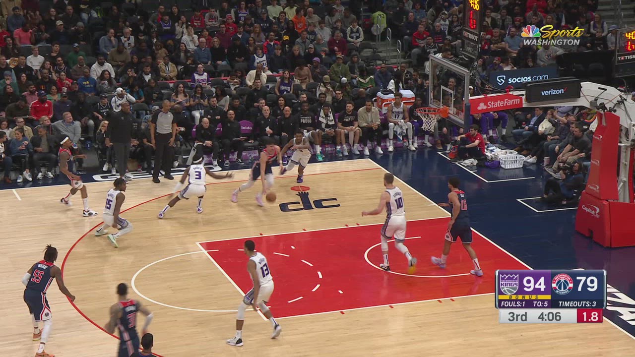 Shot Clock Violation Kings Wizards NBA Official