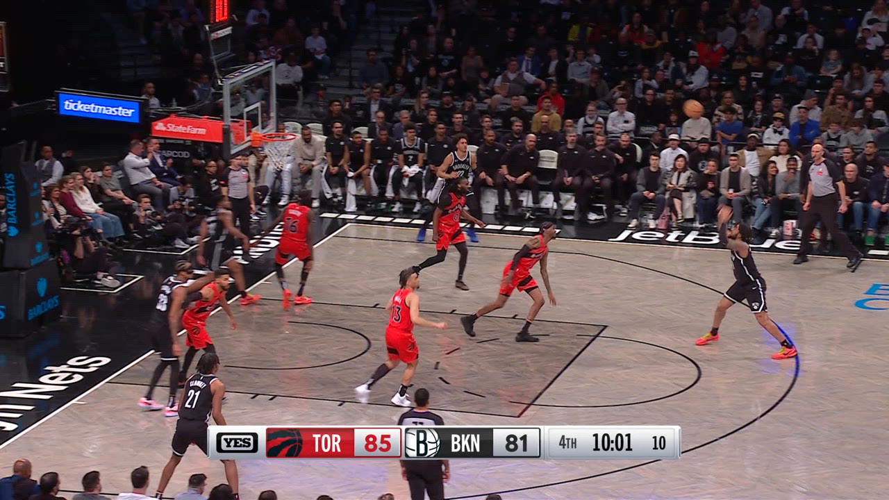 Clocked The Raptors Shot Clock Violation: Raptors @ Nets | NBA Official