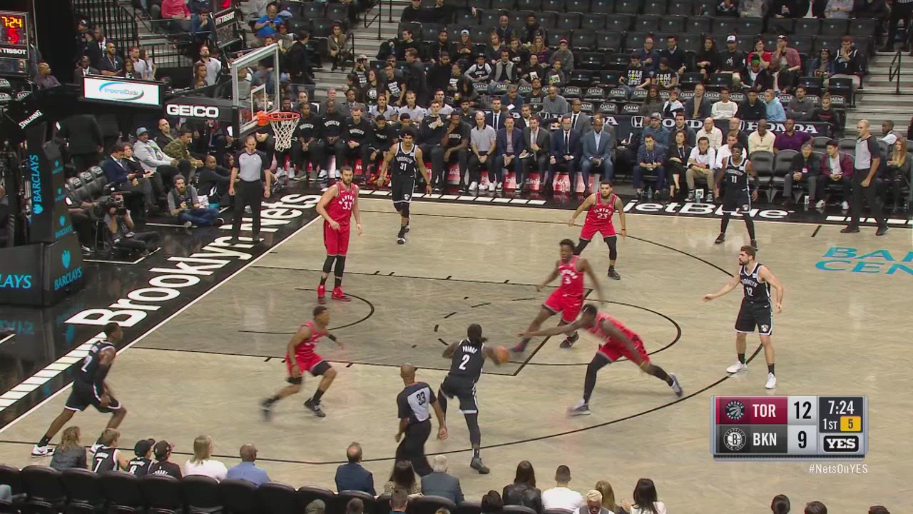 Shot Clock Violation Raptors Nets NBA Official