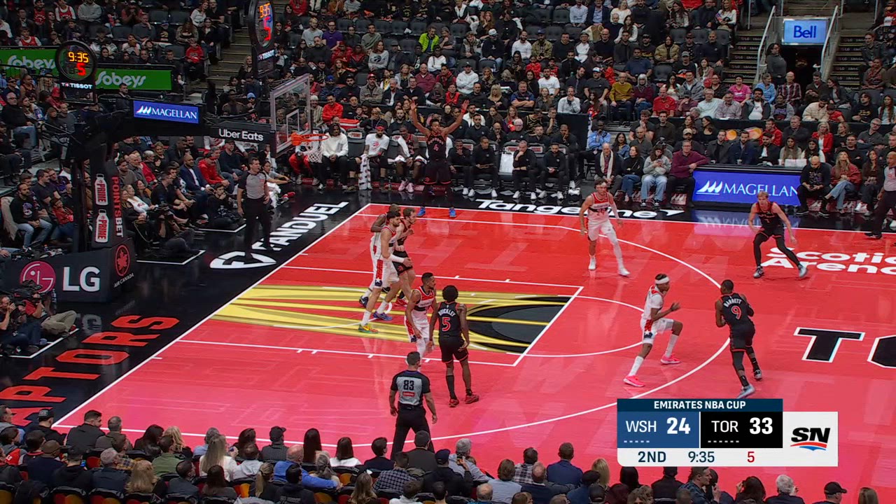 Clocked The Raptors Shot Clock Violation: Wizards @ Raptors | NBA Official
