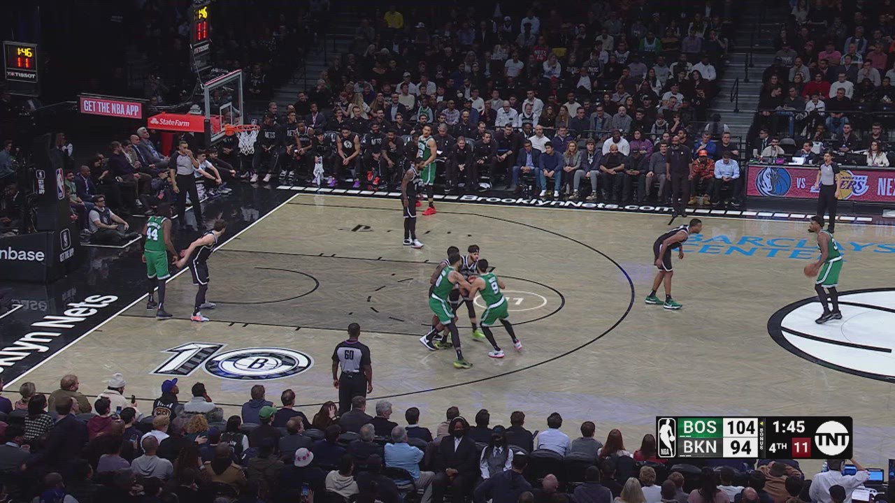 ClearPathToThe BasketFoul Celtics Nets NBA Official