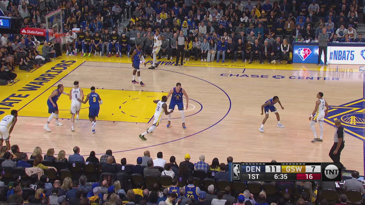 ClearPathToThe BasketFoul Nuggets Warriors NBA Official