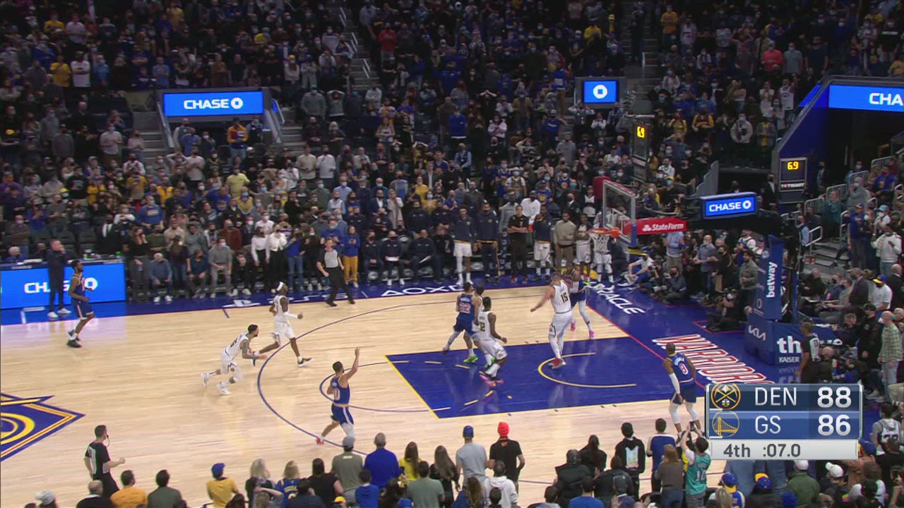 ClearPathToThe BasketFoul Nuggets Warriors NBA Official