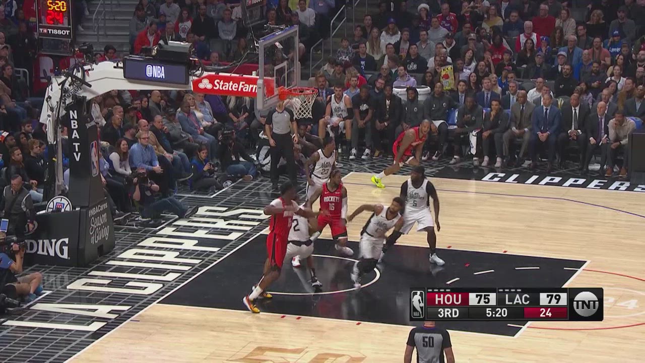 ClearPathToThe BasketFoul Rockets Clippers NBA Official