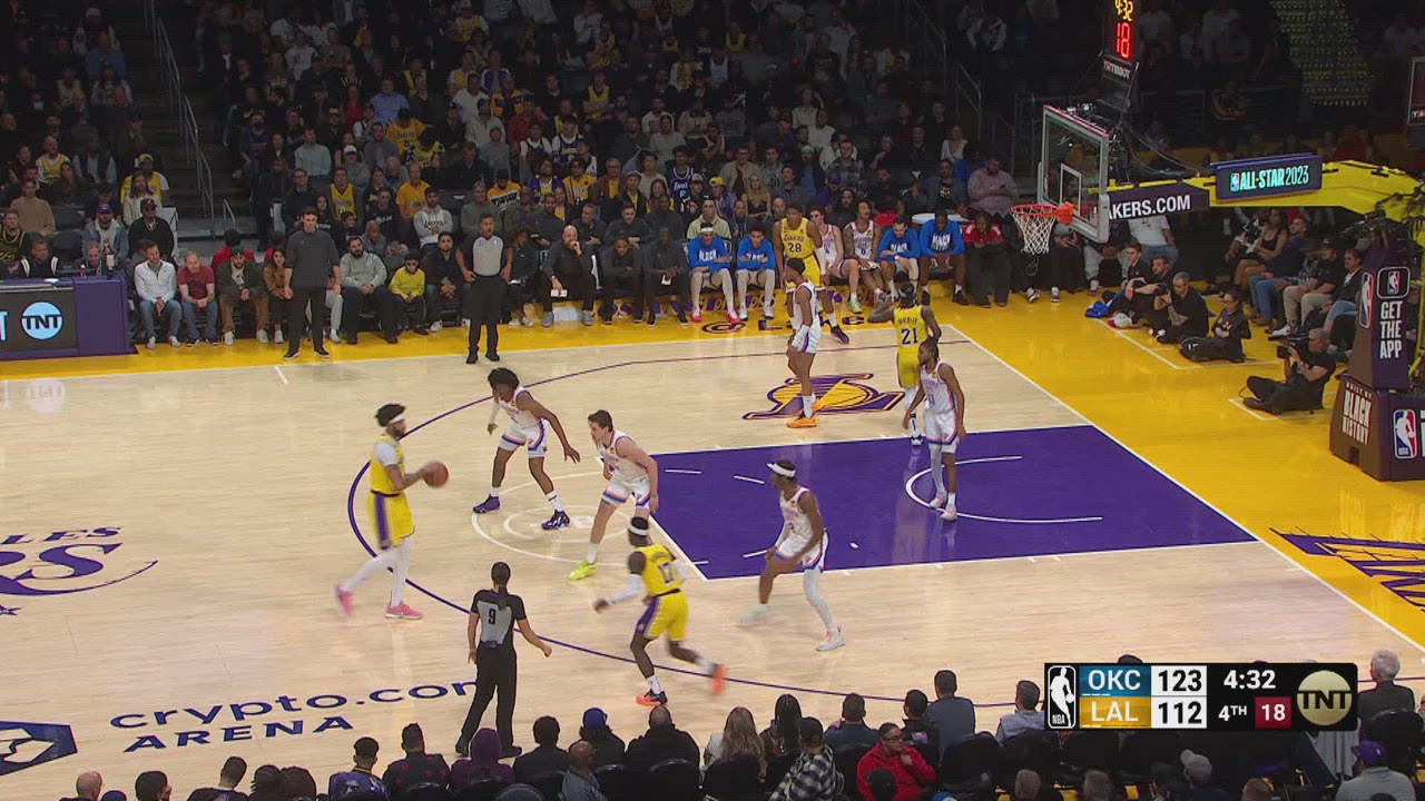 ClearPathToThe BasketFoul Thunder Lakers NBA Official
