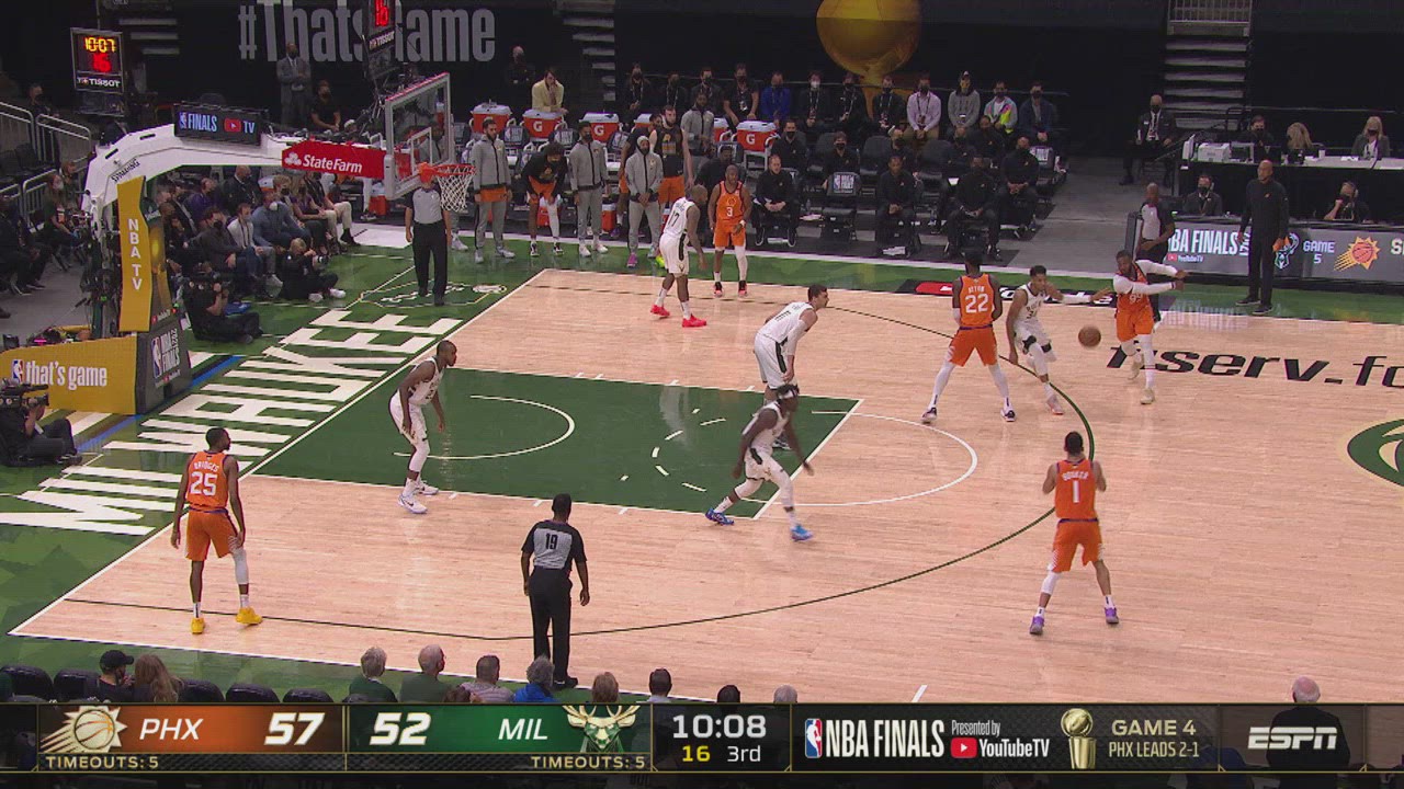 ClearPathToThe BasketFoul Suns Bucks NBA Official