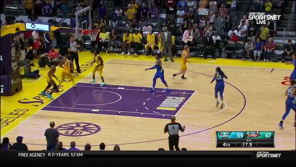 What a shot by Theresa Plaisance Official Site of the WNBA