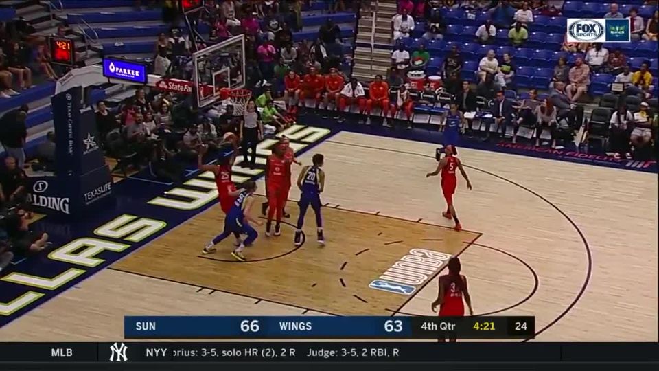 Theresa Plaisance Assists in Dallas Wings vs. Connecticut Sun
