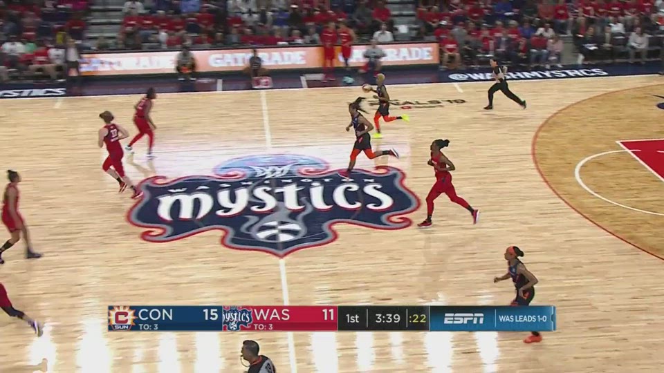 Jonquel Jones First Half Highlights (WNBA Finals Game 2)