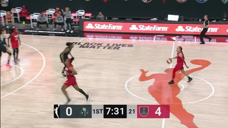 Betnijah Laney Scores CareerHigh 30 Points (July 31, 2020)