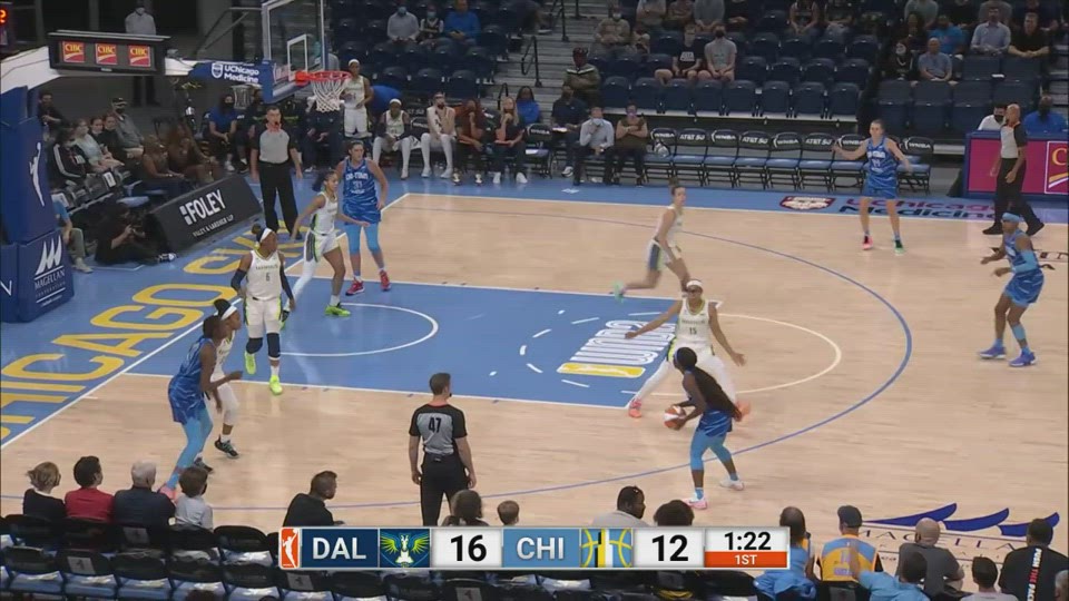 Allie Quigley (27 points) Highlights vs. Dallas Wings Chicago Sky