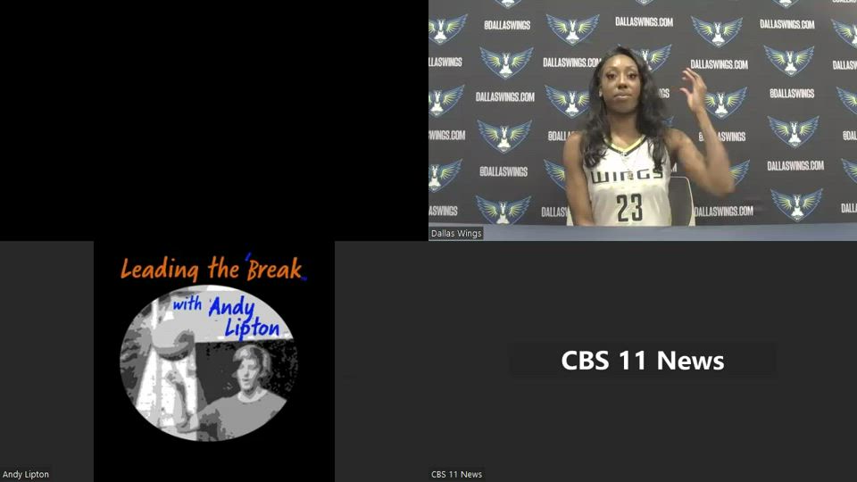 Media Day PC Jasmine Dickey Dallas Wings