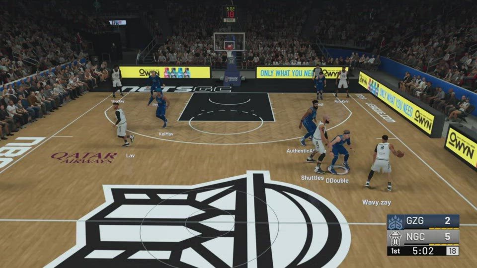 Authentic African's 27-Point, 11-Rebound Double-Double vs. NetsGC - NBA